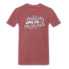 kenn ick wees ick hab ick schon - Männer Premium T-Shirt - washed Burgundy