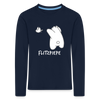 Flitzpiepe - Kinder Langarmshirt - Navy