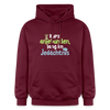 Kurz anjebunden, lang im Jedächtnis. -  Hoodie - Maroon