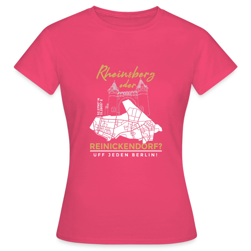 Rheinsberg Oder Reinickendorf - Frauen Premium T-Shirt - Azalea