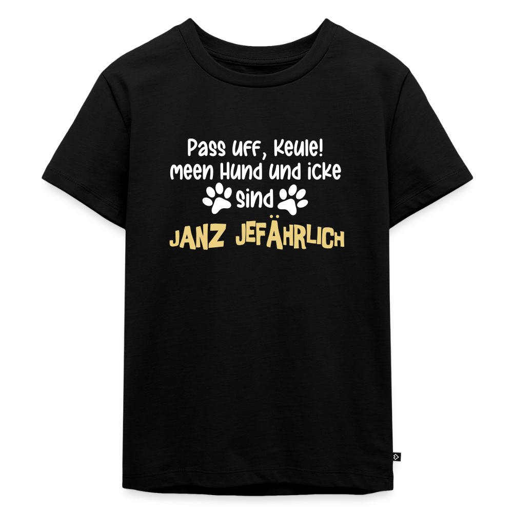 Janz Jefährlich - Kinder Premium T-Shirt - Schwarz