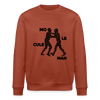 Mo le cule Man - Unisex Bio Sweatshirt - Terrakotta