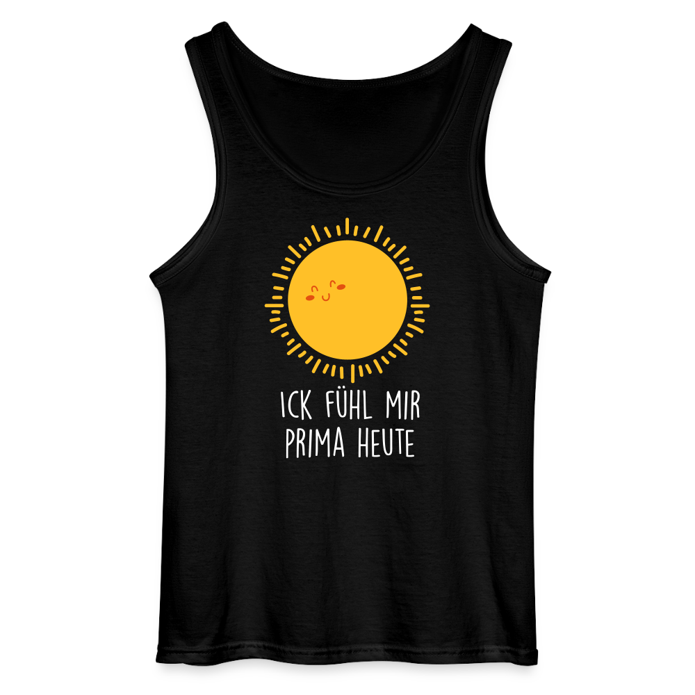 Ick fühl mir prima - Männer Tank Top - Schwarz