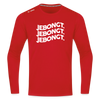Jebongt! - Männer Sport Langamshirt - Rot