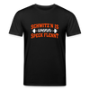 Schwitz'n is wenn Speck flennt - Unisex Bio T-Shirt - Schwarz