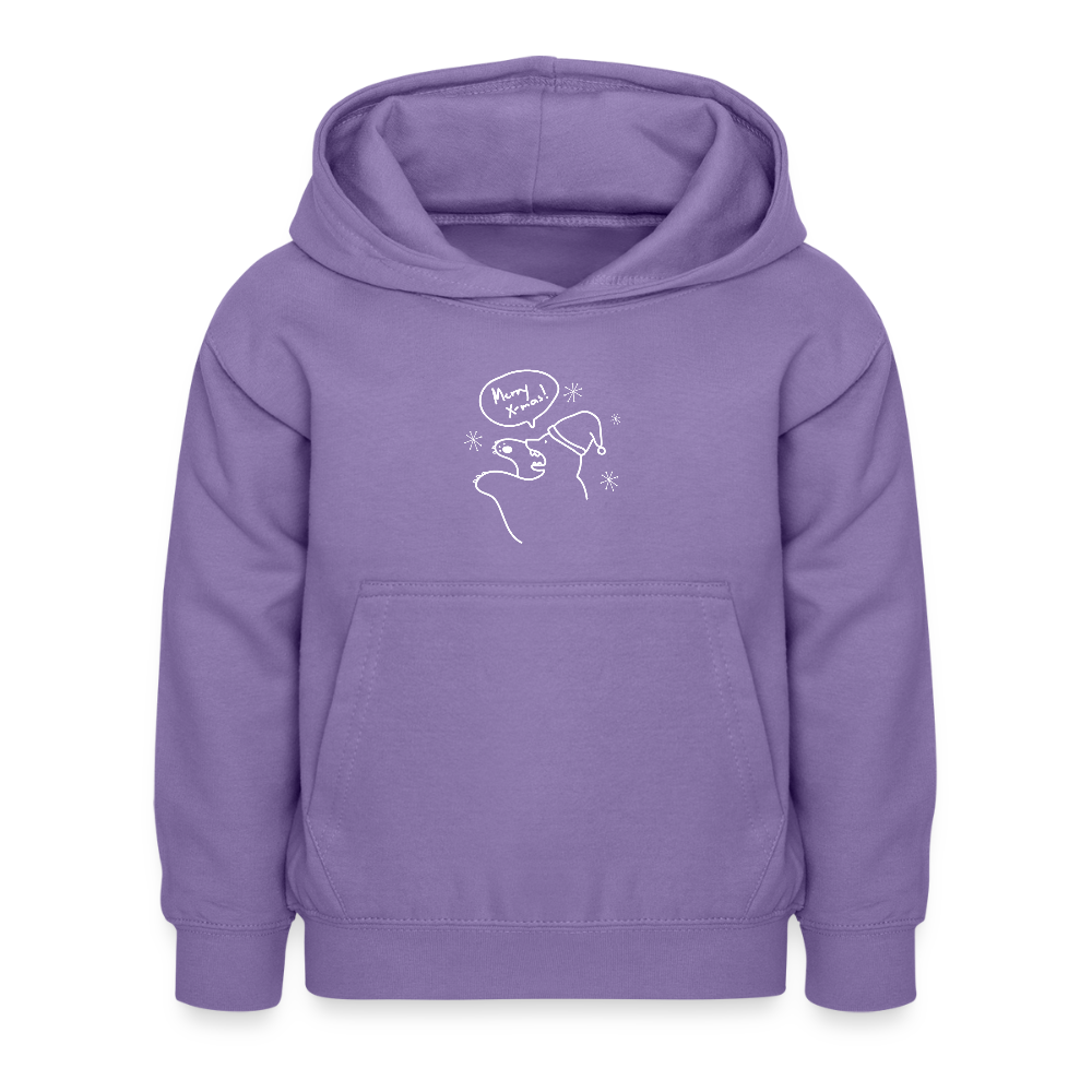 Merry X-mas, grrrr - Kinder Hoodie - Lavendel
