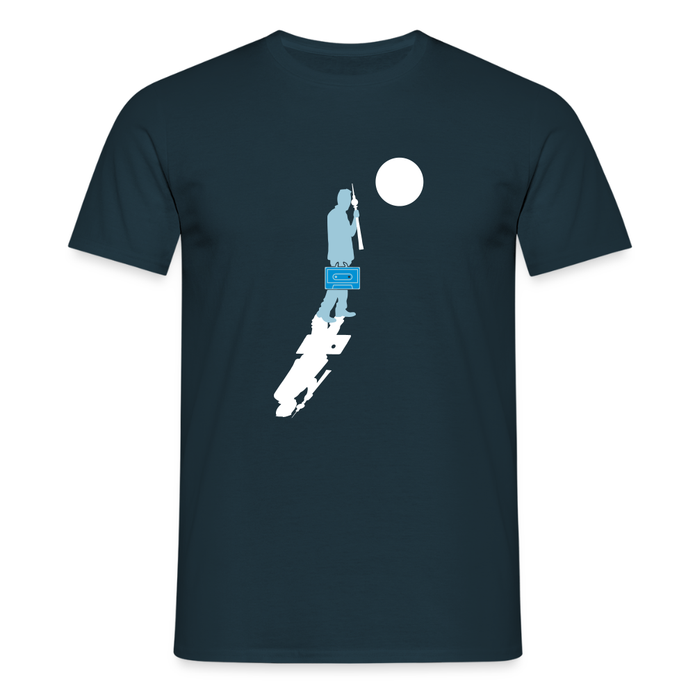 Unterwegs in Berlin - Männer Premium T-Shirt - Navy