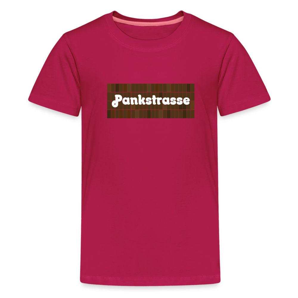 Pankstrasse - Teenager Premium T-Shirt - dunkles Pink