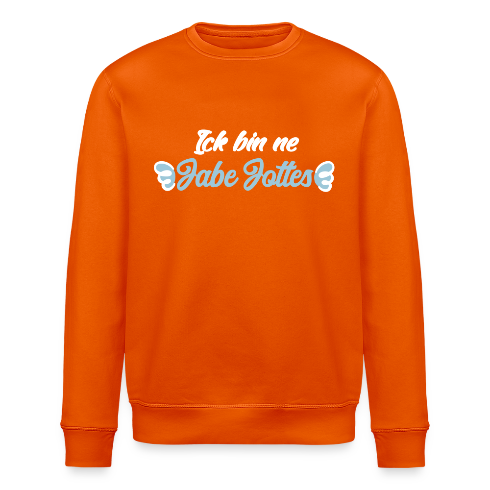 Jabe Jottes - Unisex Bio Sweatshirt - Tieforange