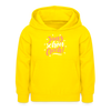 Janz schön frech! - Kinder Premium Hoodie - Gelb