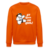 Dit kann ick ooch! - Unisex Bio Sweatshirt - Tieforange
