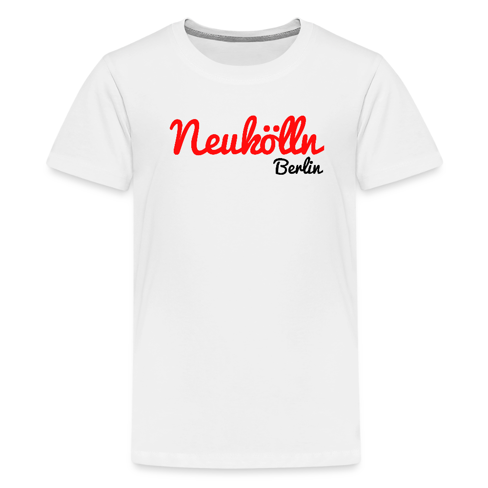 Neukölln Berlin - Teenager Premium T-Shirt - Weiß