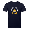 Keen Ding für'n King - Unisex Bio T-Shirt - Navy