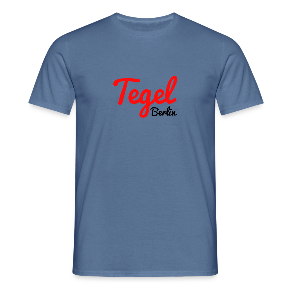 Tegel Berlin - Männer Premium T-Shirt - Taubenblau