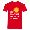 Ick knutsch dir Sonne! - Männer Premium T-Shirt - Rot