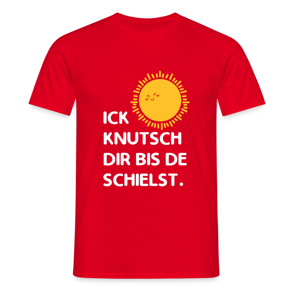 Ick knutsch dir Sonne! - Männer Premium T-Shirt - Rot