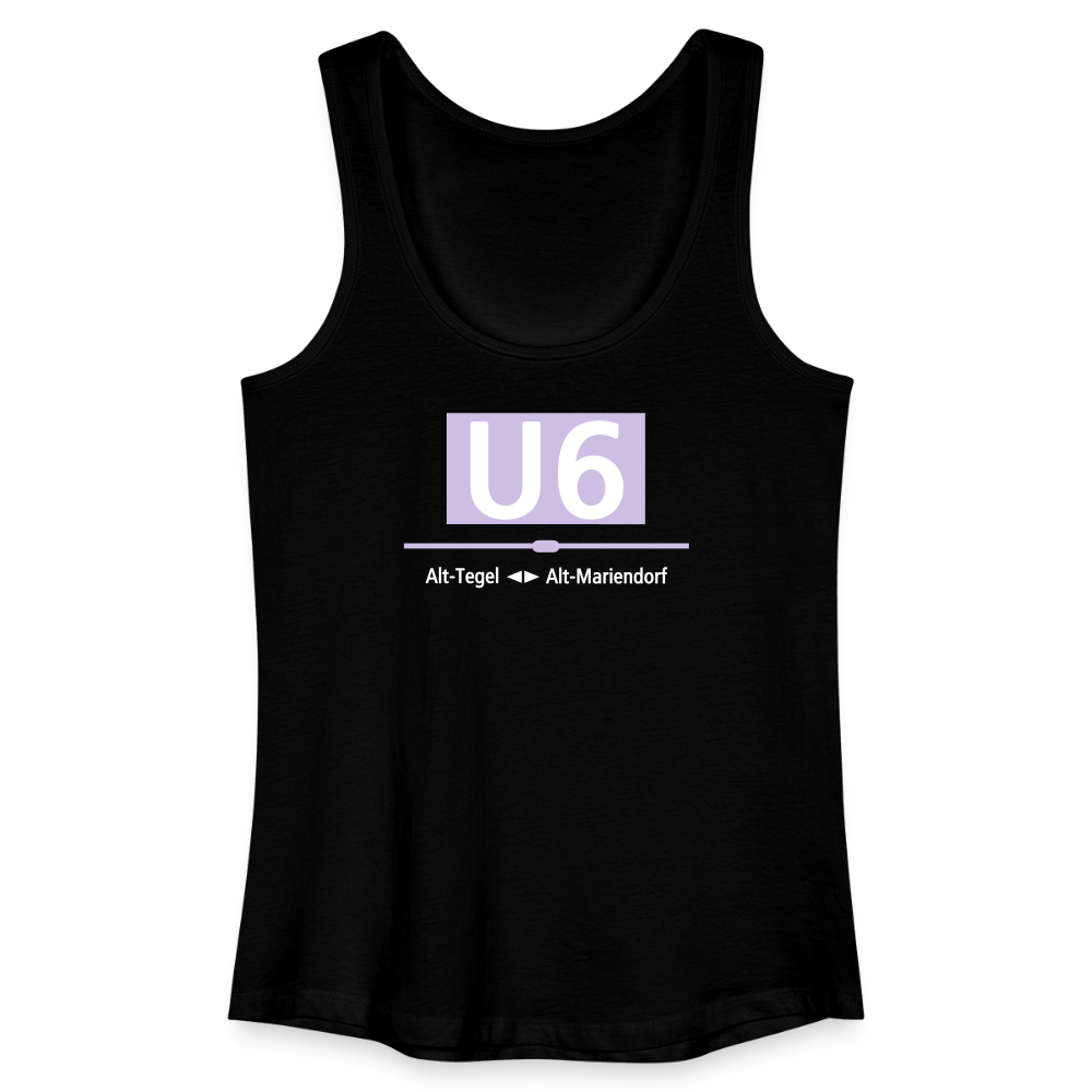 U6 - Frauen Bio Tank Top - Schwarz