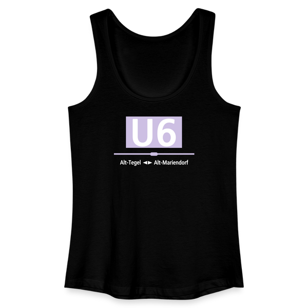 U6 - Frauen Bio Tank Top - Schwarz