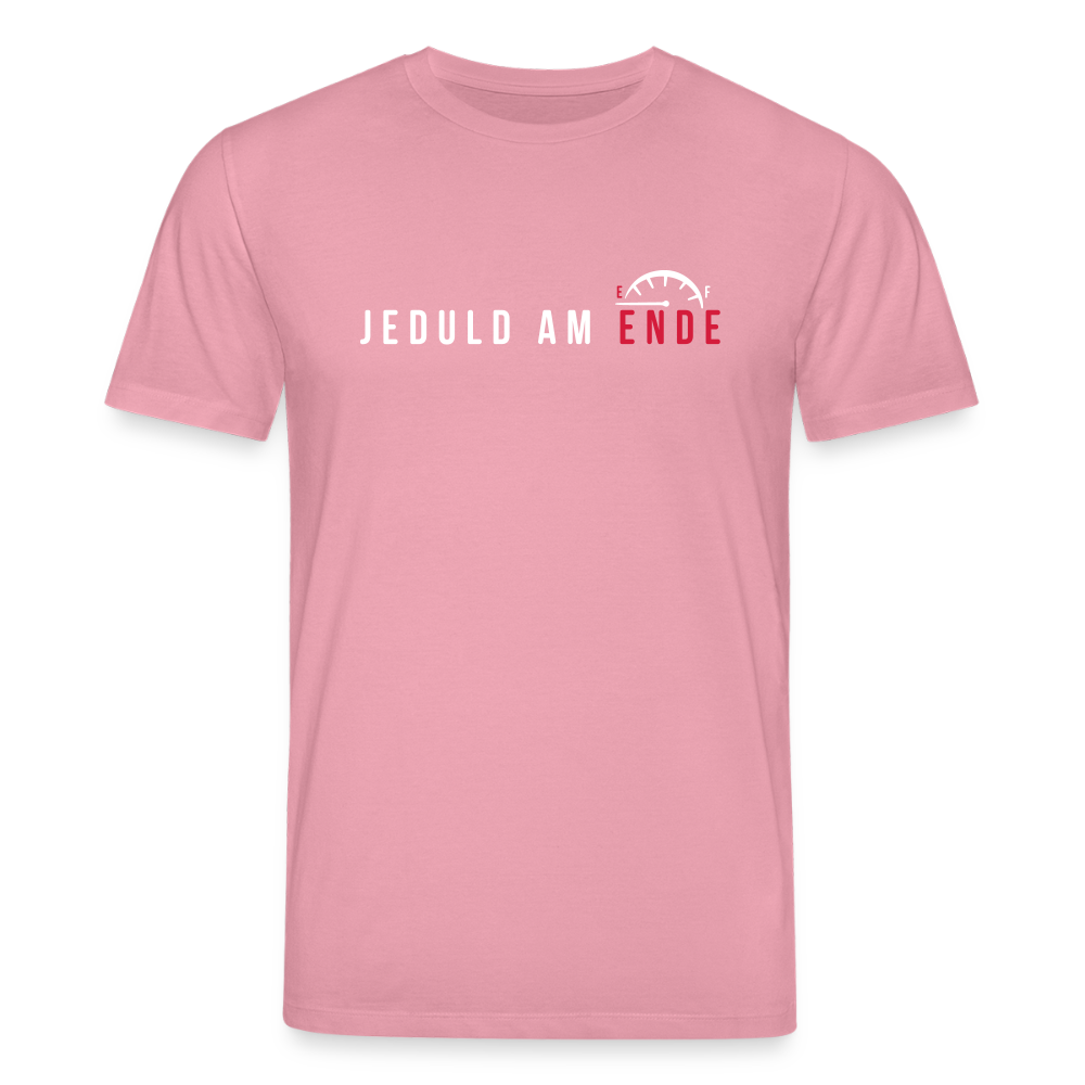 Jeduld am Ende - Unisex Bio T-Shirt - Lila Traum