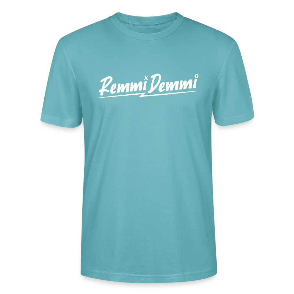 Remmi Demmi - Männer Bio T-Shirt - Pastelltürkis