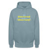 Bin jeheimnisvoll wie'n Dönerrezept. - Unisex Hoodie - Nebelblau