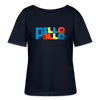 Pillepalle - Relaxed Rundhals Frauen Bio-T-Shirt - Navy