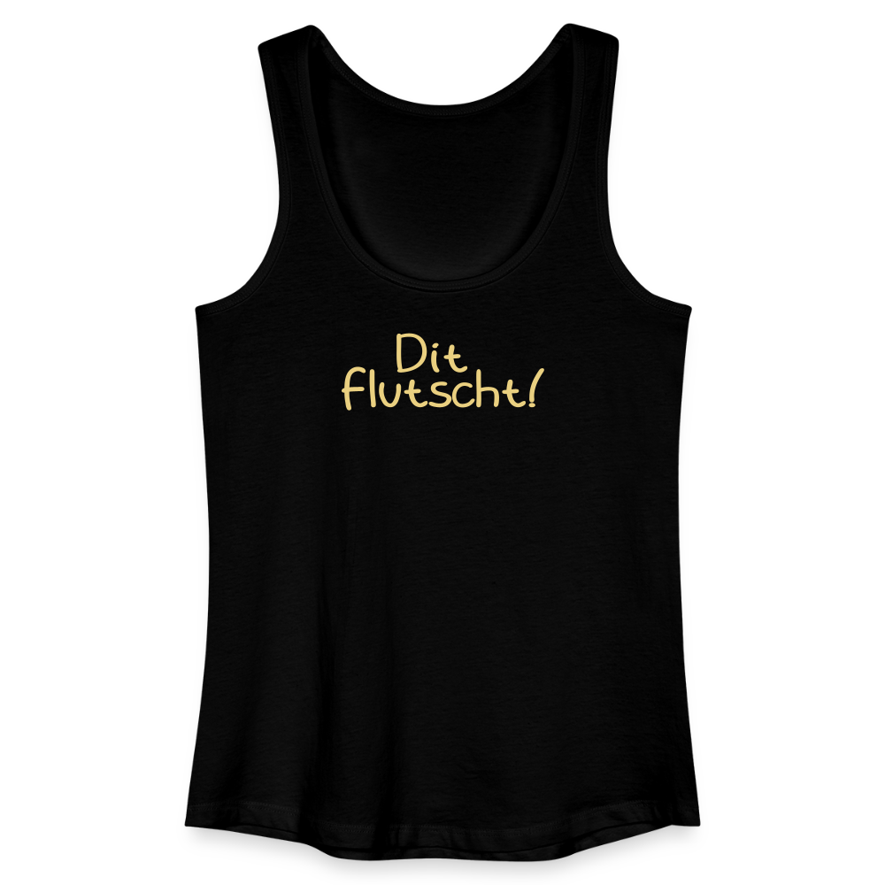 Dit flutscht! - Frauen Bio Tank Top - Schwarz