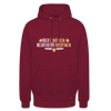 Bier einatmen, Negativität ausatmen. - Unisex Hoodie - Bordeaux