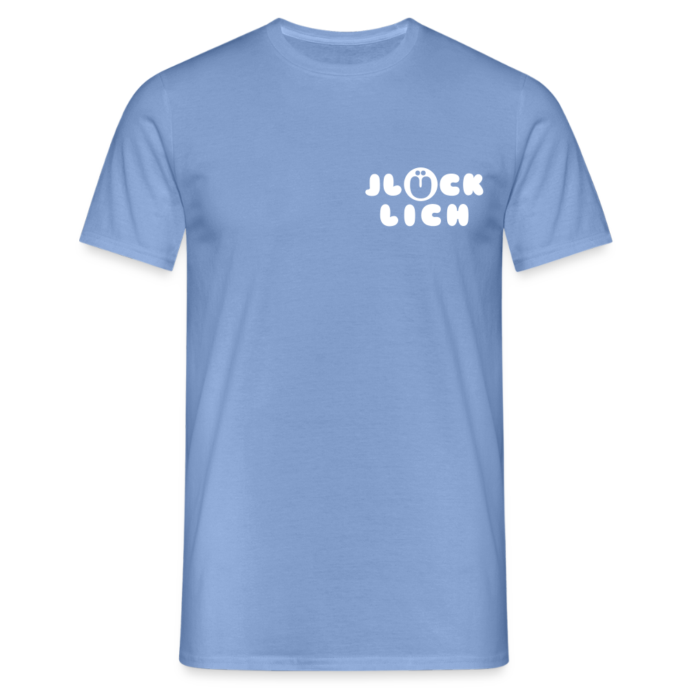 Jlücklich - Männer Premium T-Shirt - carolina blue