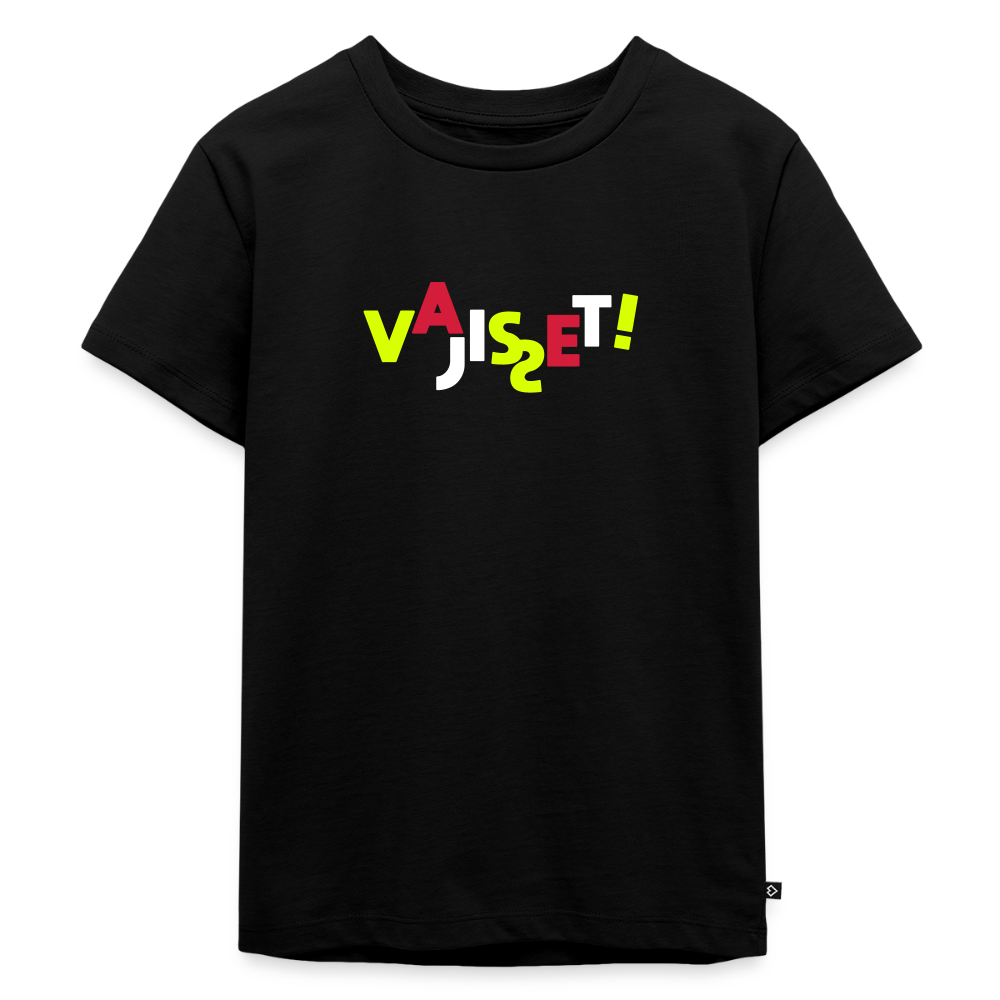 VAJISSET - Kinder Premium T-Shirt - Schwarz