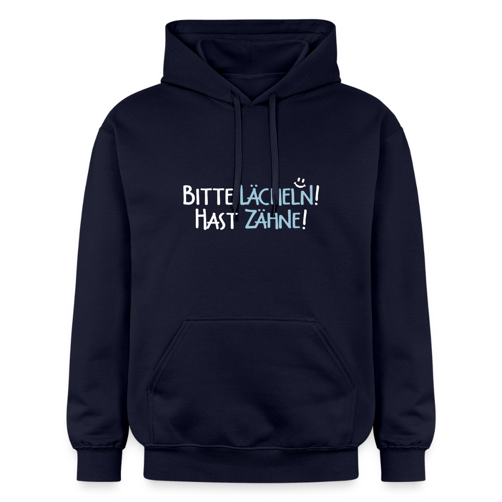 Bitte lächeln! Hast Zähne! - Hoodie - Navy