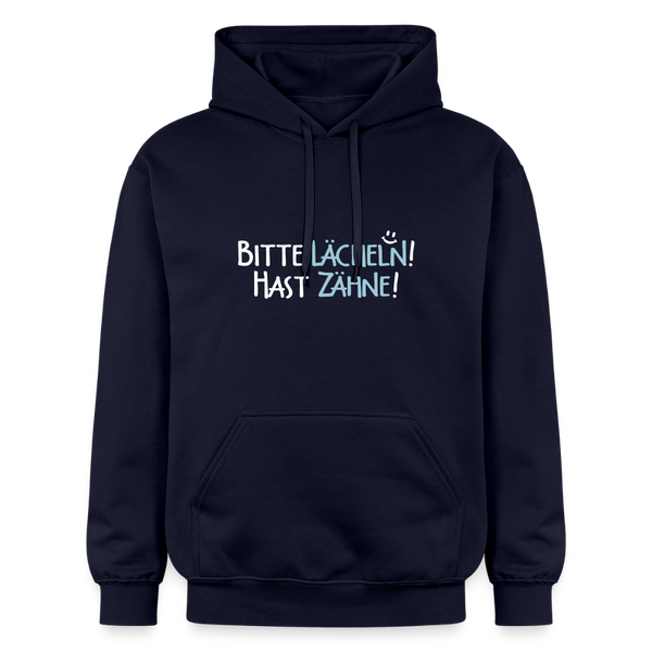 Bitte lächeln! Hast Zähne! - Hoodie - Navy