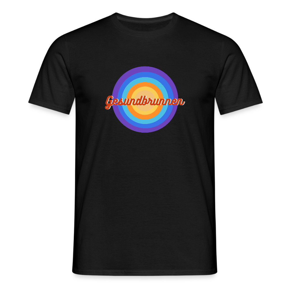 Gesundbrunnen Retro - Männer Premium T-Shirt - Schwarz