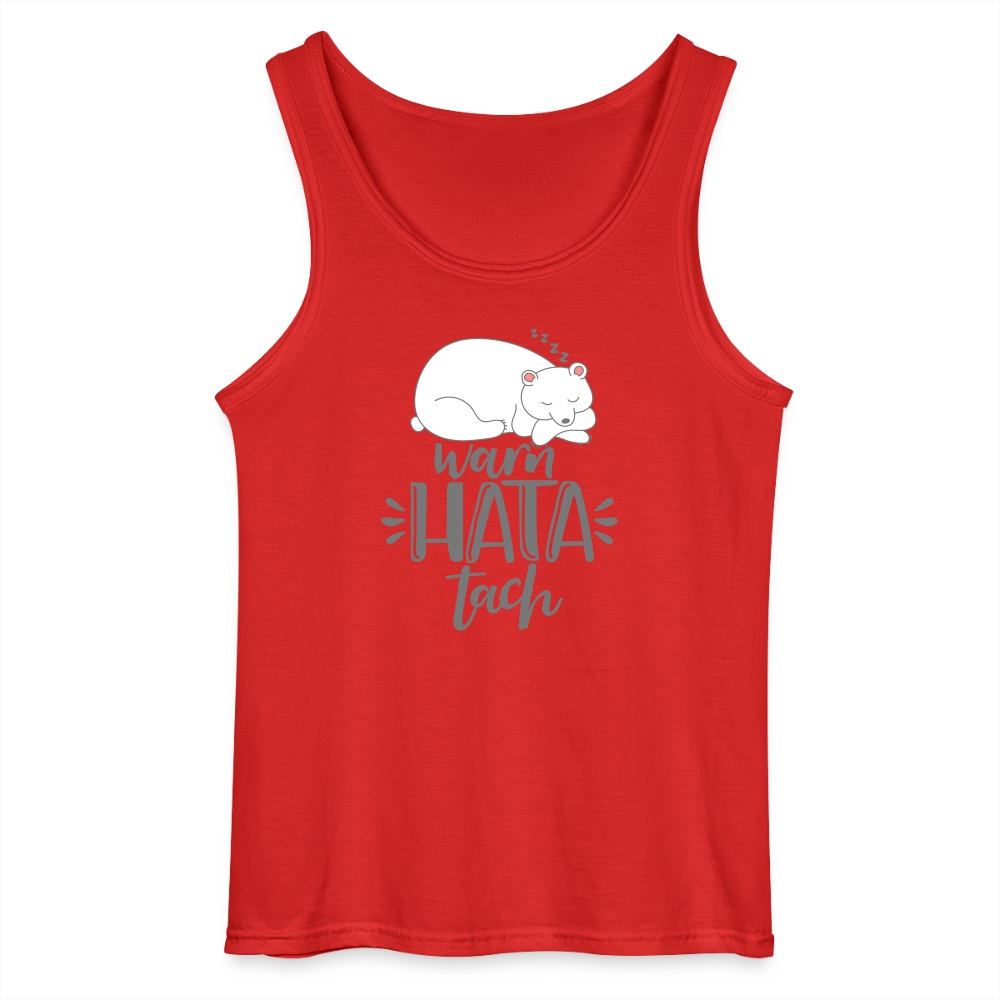 WarnHataTach - Männer Tank Top - Rot