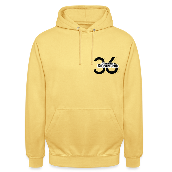 Östliches kreuzberg - Unisex Hoodie - Zitronengelb