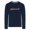Westschnitte - Kinder Langarmshirt - Navy