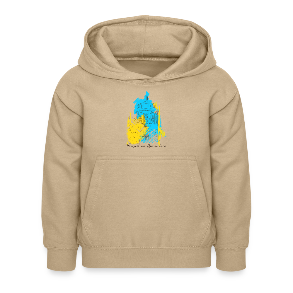 Freizeit am Wasserturm - Kinder Hoodie - Sand