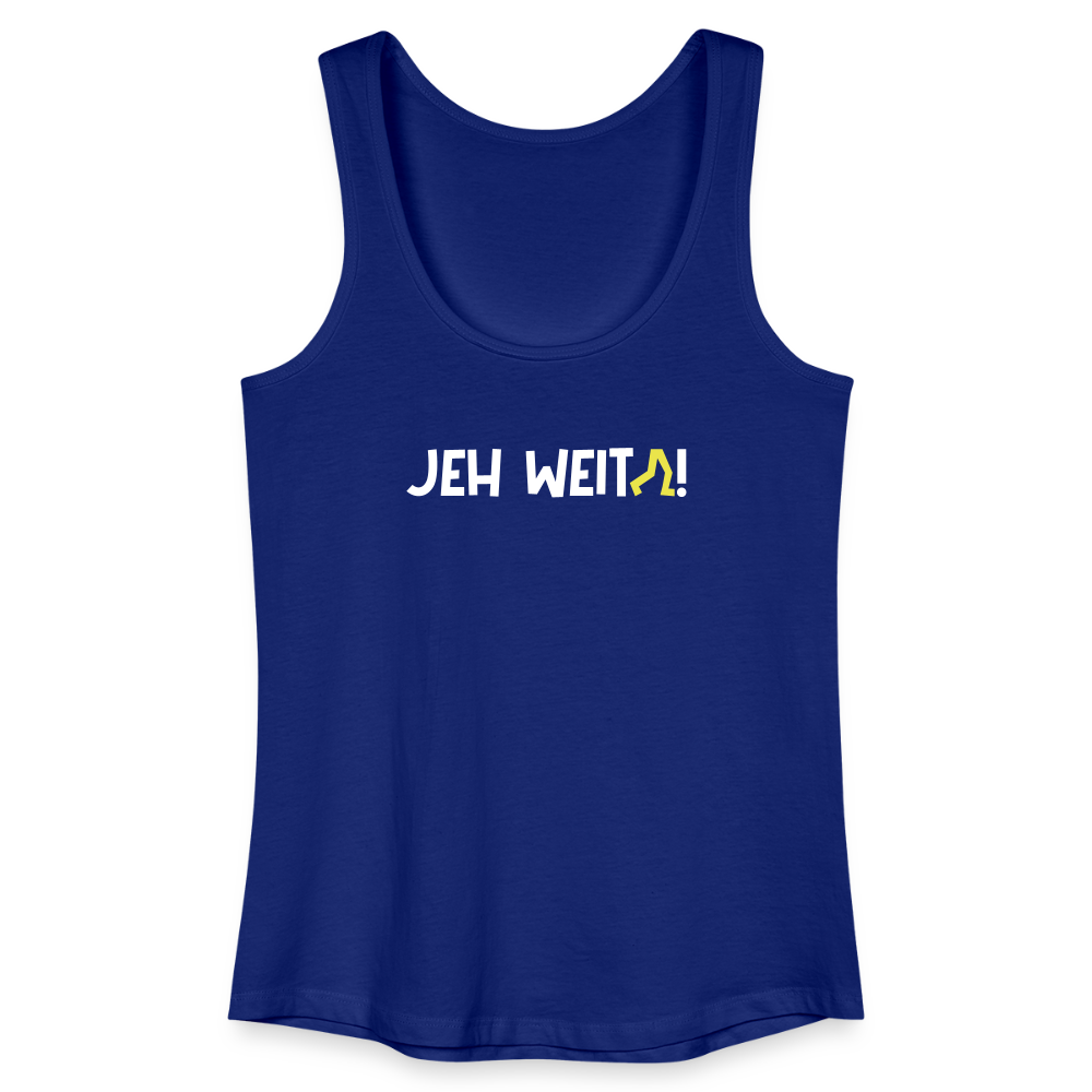 Jeh Weita! - Frauen Bio Tank Top - Königsblau
