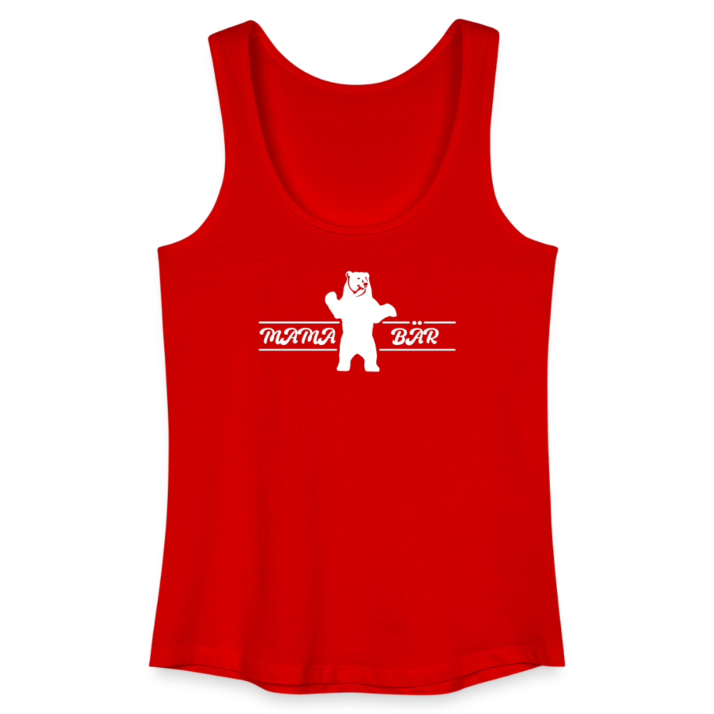 Mama Bär - Frauen Bio Tank Top - Rot