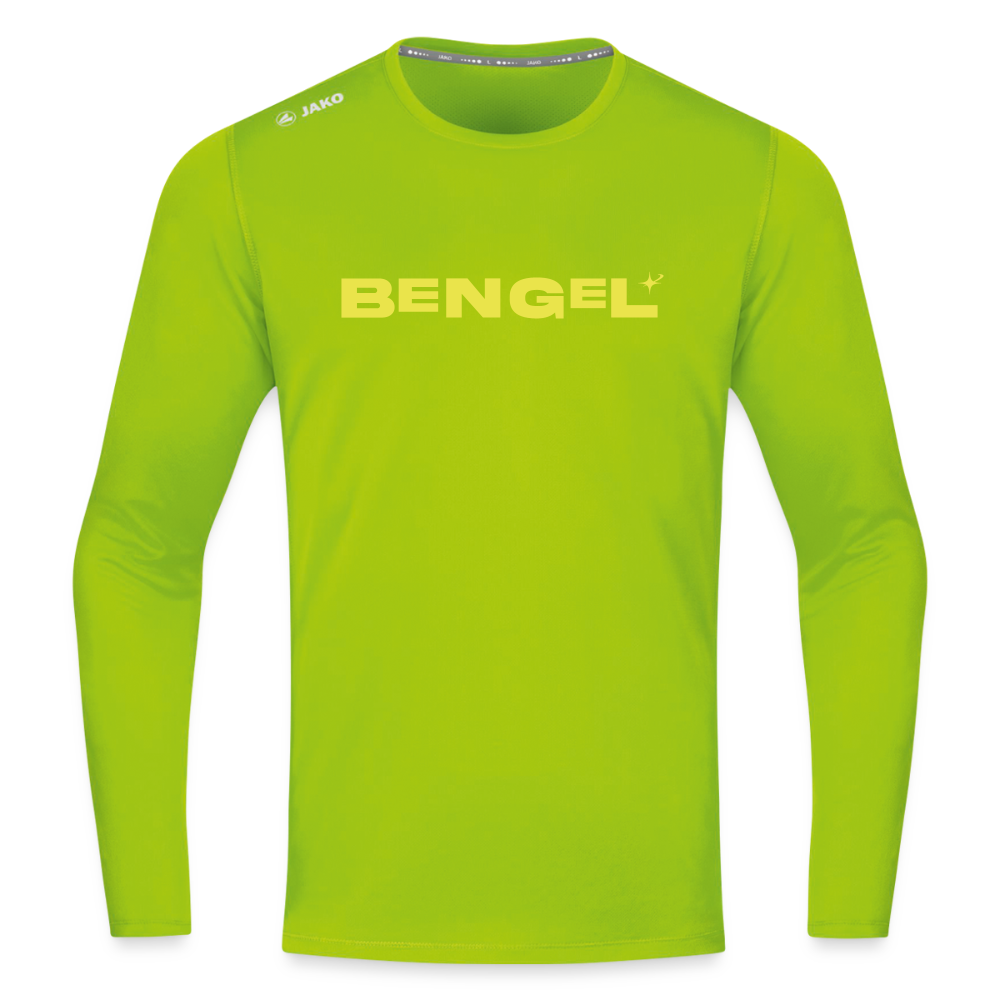 Bengel Berlin - Männer Sport Langamshirt - Neongrün