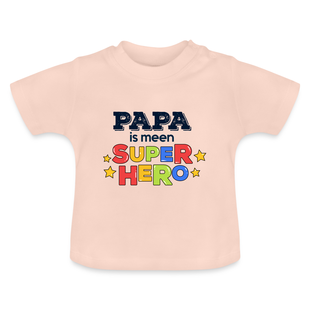 Super Hero - Baby T-Shirt - Kristallrosa