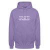 Ick quatsche nur für Süßkram - Unisex Hoodie - Lavendel