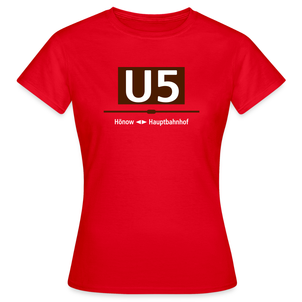 U5 - Frauen Premium T-Shirt - Rot