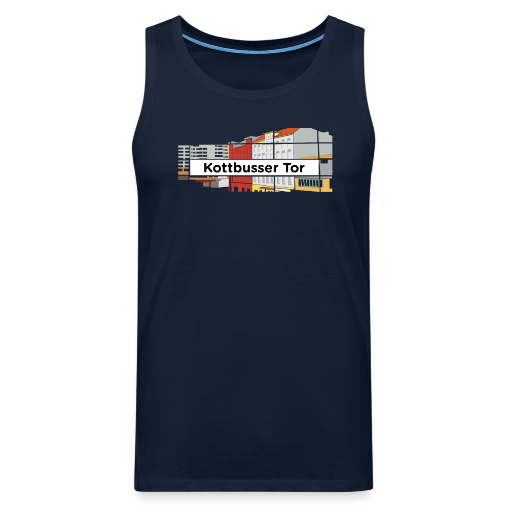 Kottbusser Tor - Männer Premium Tank Top - Navy