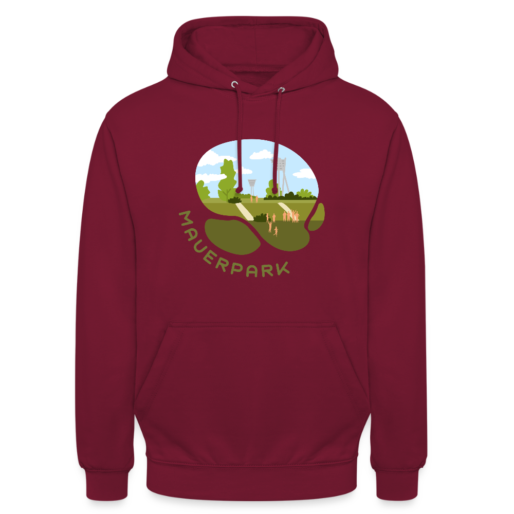 Mauerpark - Unisex Hoodie - Bordeaux