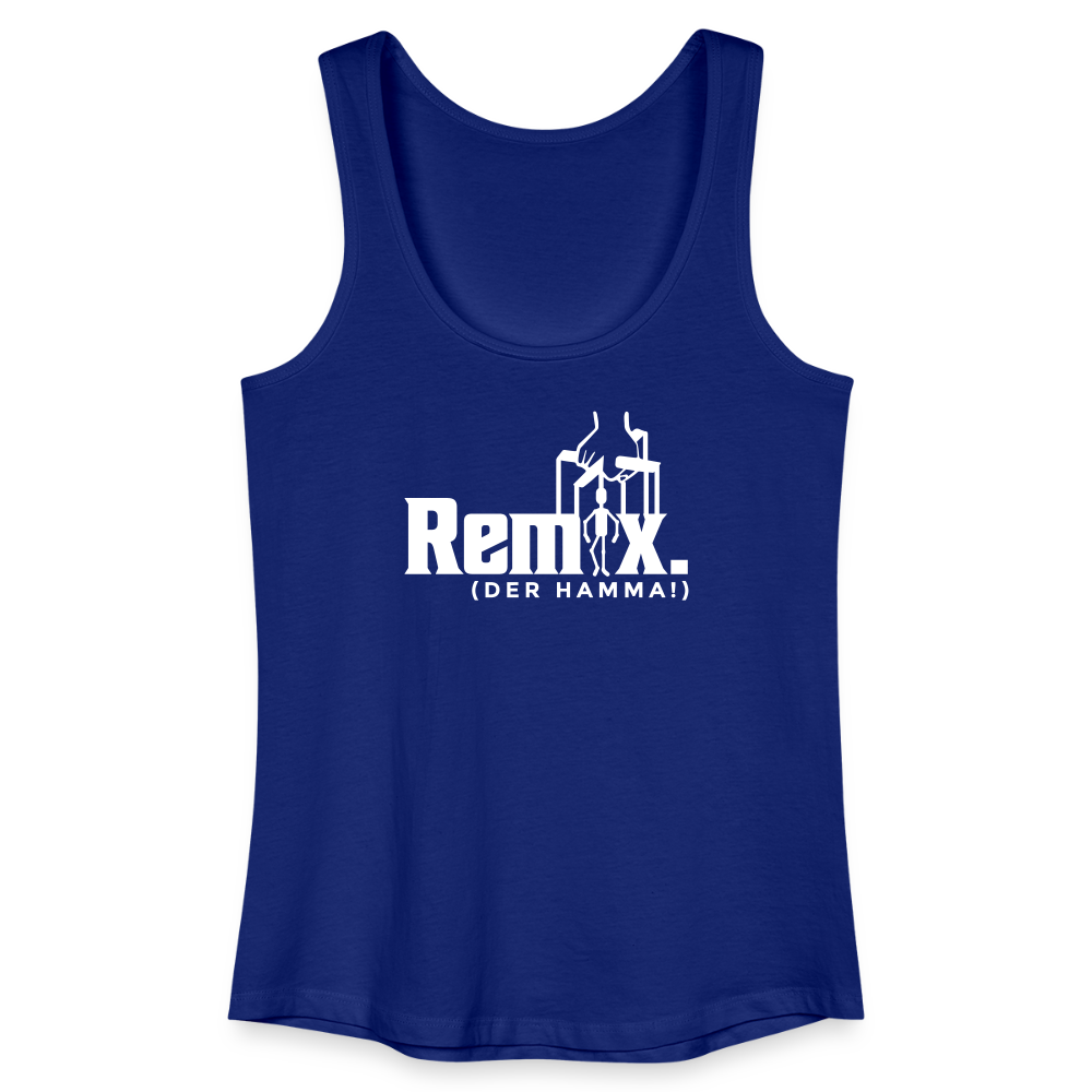 Remix. - Frauen Bio Tank Top - Königsblau