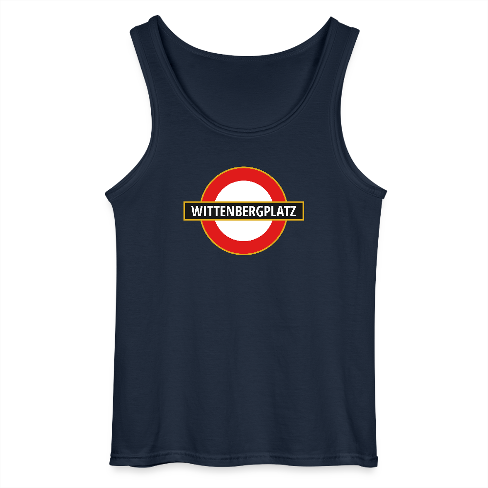 Wittenbergplatz - Männer Tank Top - Navy