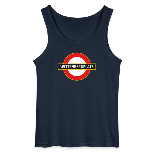 Wittenbergplatz - Männer Tank Top - Navy