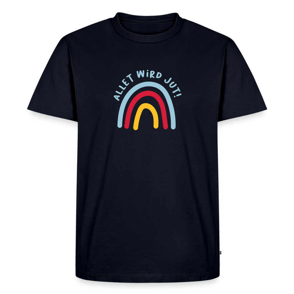 Allet wird jut! - Männer Premium T-Shirt - Navy