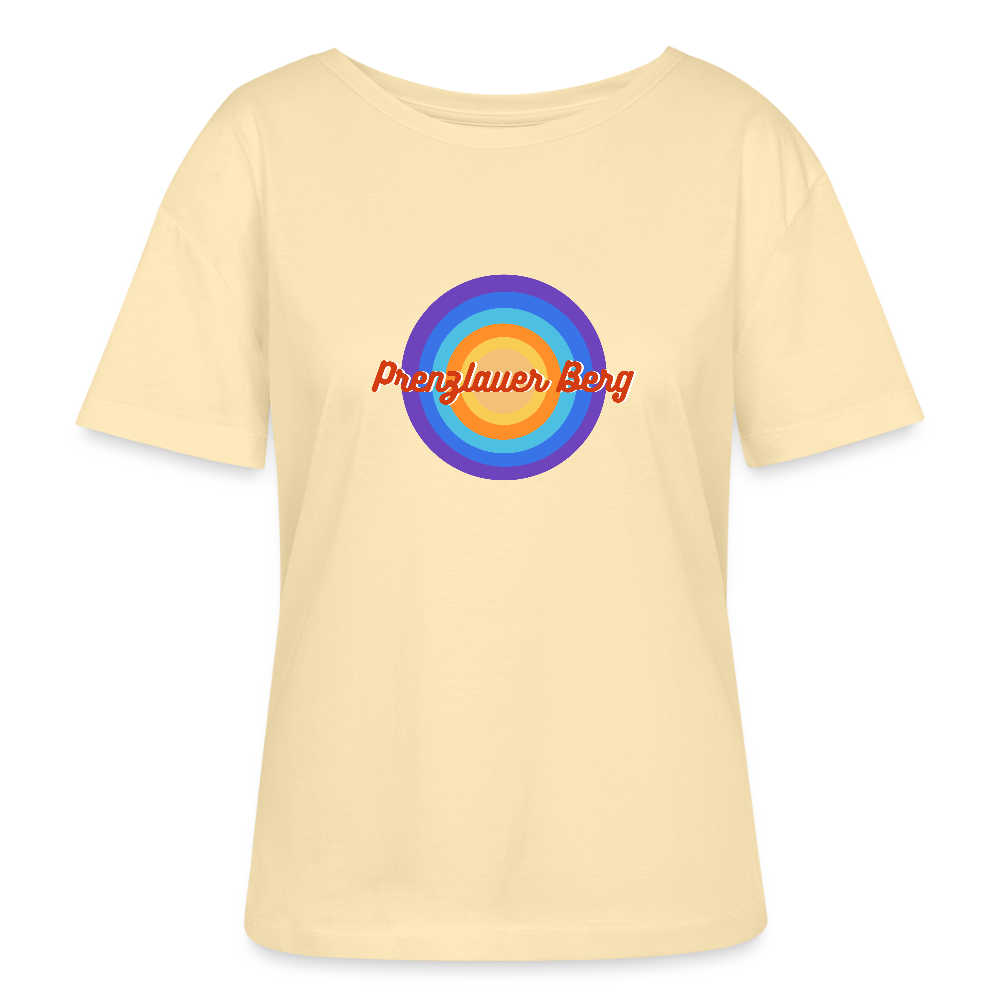 Prenzlauer Berg Retro - Relaxed Rundhals Frauen Bio-T-Shirt - Creme